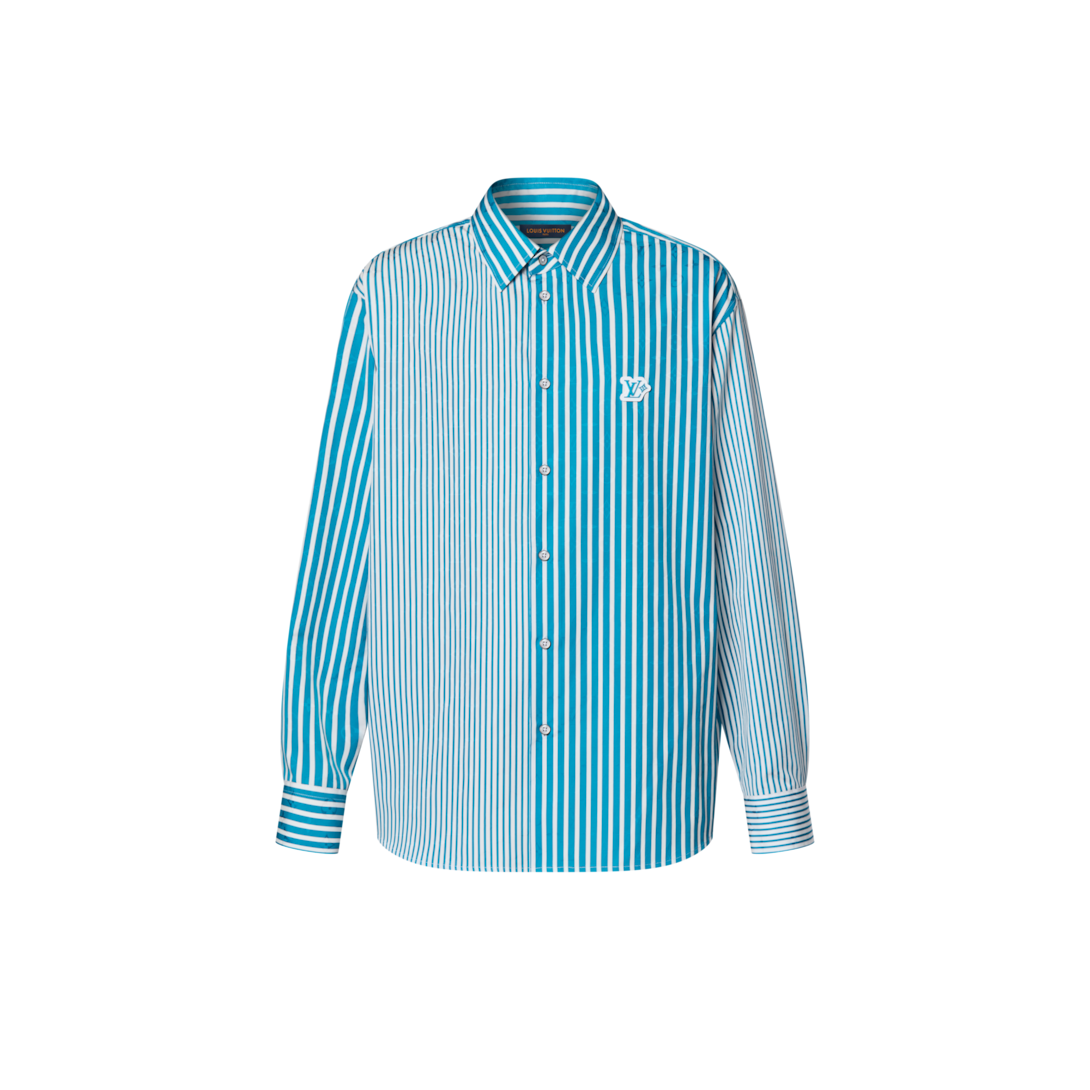 Monogram Patchwork Striped Shirt - Ready to Wear | LOUIS VUITTON